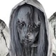 preview thumbnail 12 of 18, Haunted Hill Farm Lifesize Animatronic Haunted Angel Statue with Lights and Sound, Indoor/Covered Outdoor Halloween Decoration