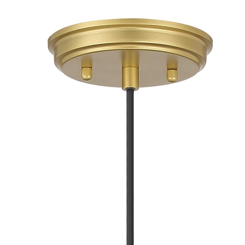 Modern 1-light 8In Kitchen Island Pendant Lighting with Art Glass - 8 inches