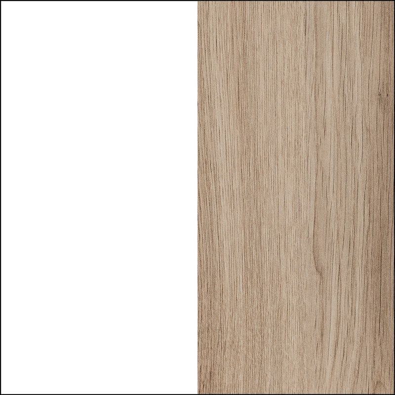 South Shore Cookie Changing Table - Pure White and Rustic Oak