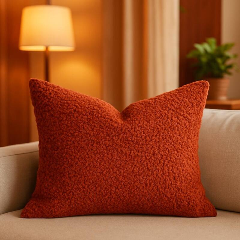 Homey COZY Sherpa Throw Pillow
