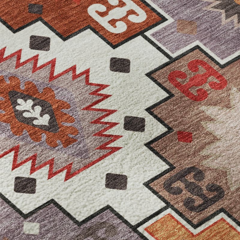 Premium Washable Super Soft Southwest Tribal Mayfield Rug