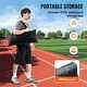 preview thumbnail 8 of 8, 7x7 Feet Portable Ball Sports Barrier Netting with Carry Bag and Steel Pipe Base