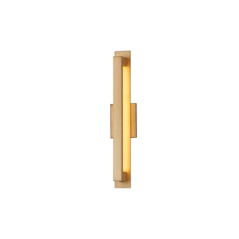 Justice Design EVOLV Catalina LED ADA Outdoor Wall Sconce - Burnished Gold - 24" H