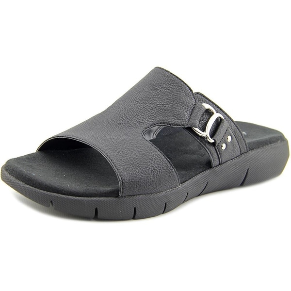 Aerosoles New Wip Women Open Toe Synthetic Black Slides Sandal