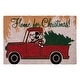 preview thumbnail 5 of 3, Licensed Disney Mickey Mouse Coir 'Merry Christmas' Graphic Door Mats, 2PK