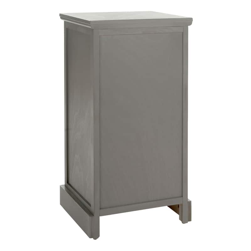 SAFAVIEH Jett Grey Storage Cabinet - 15.9" x 13.8" x 31.5"