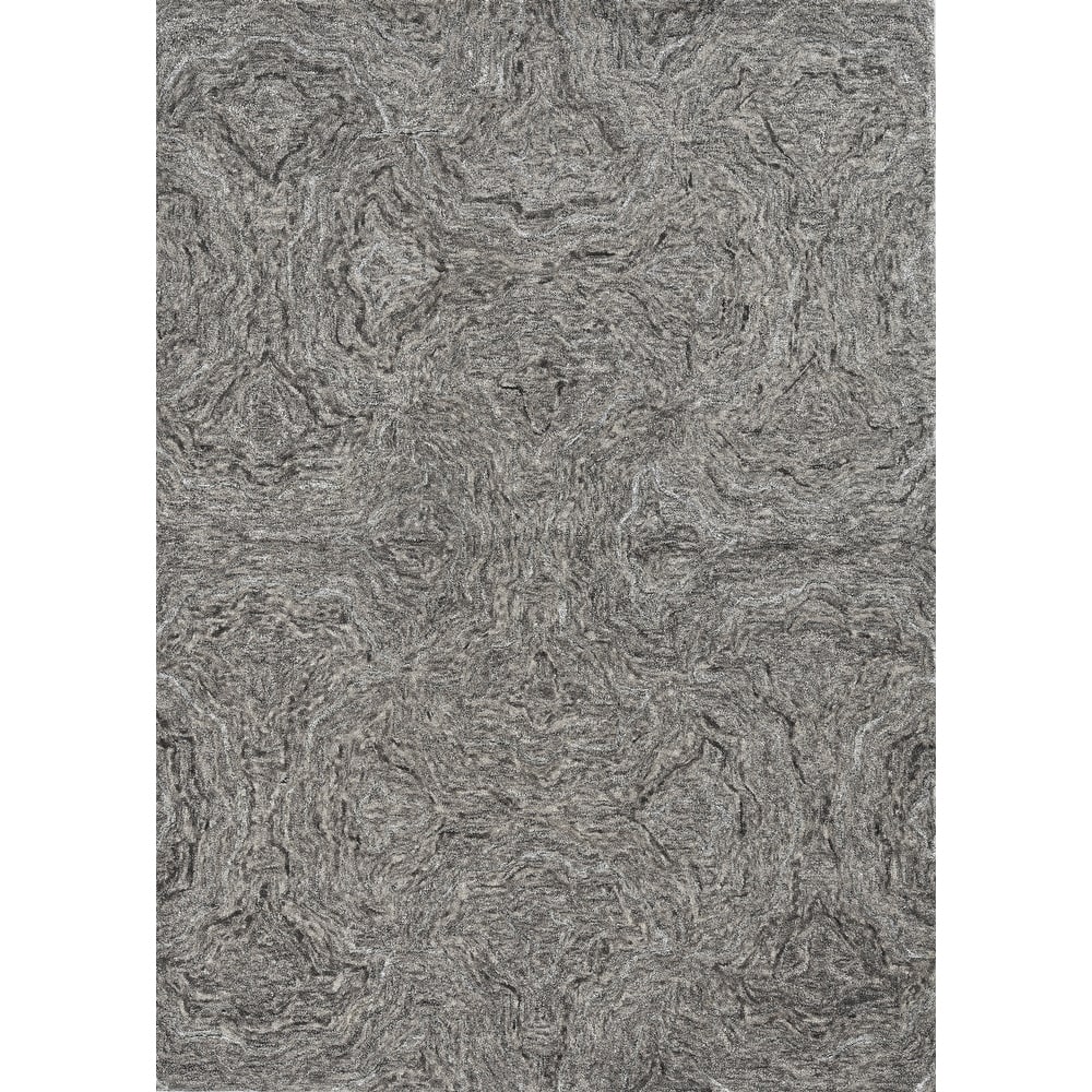 Carbon Loft Streaya Natural Granite Handmade Wool Rug