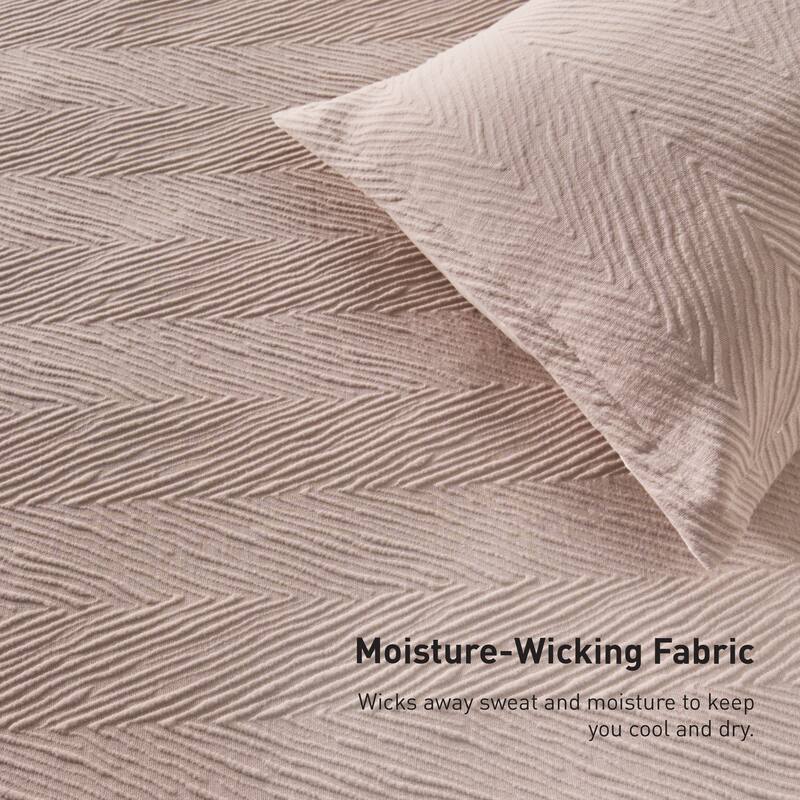 BEDGEAR Performance Duvet Cover and Sham Set - Moisture-Wicking Breathable Cooling Bedding