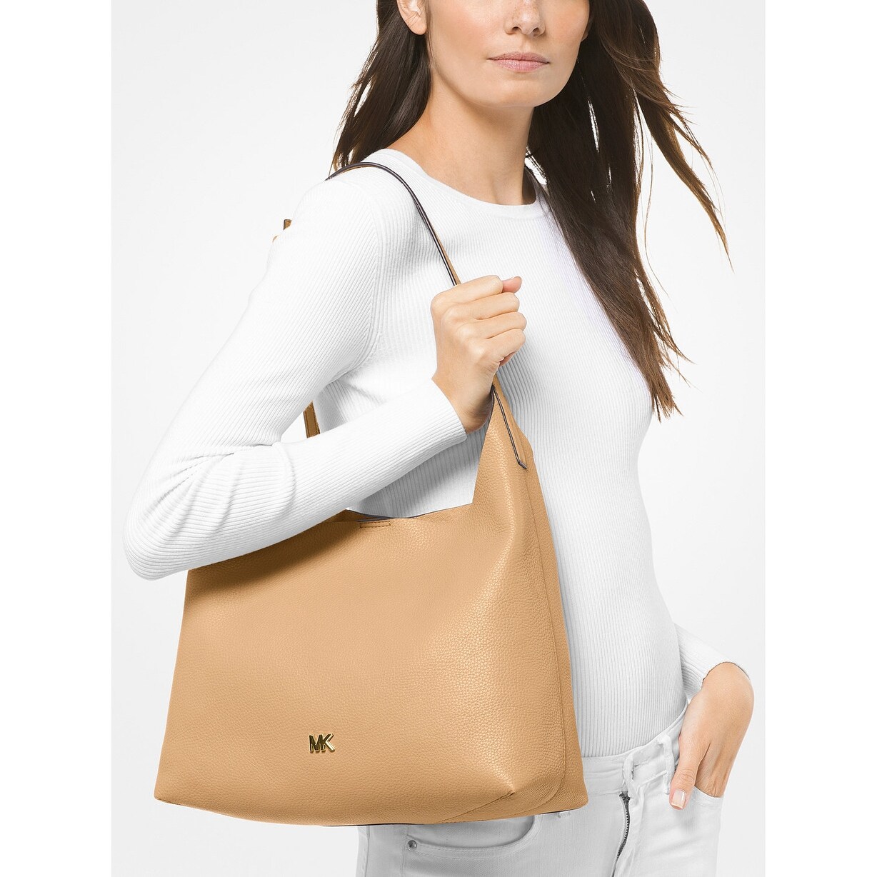 michael kors junie medium hobo