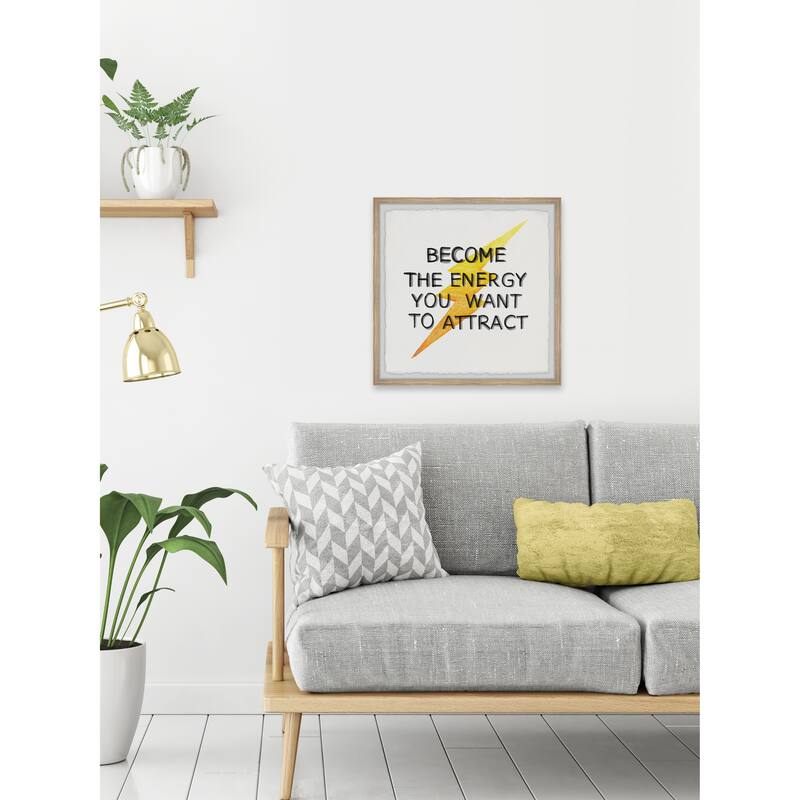 Become the Energy IV Framed Wall Art, Elegant Home Touch - Sophisticated Artwork for Refined Décor