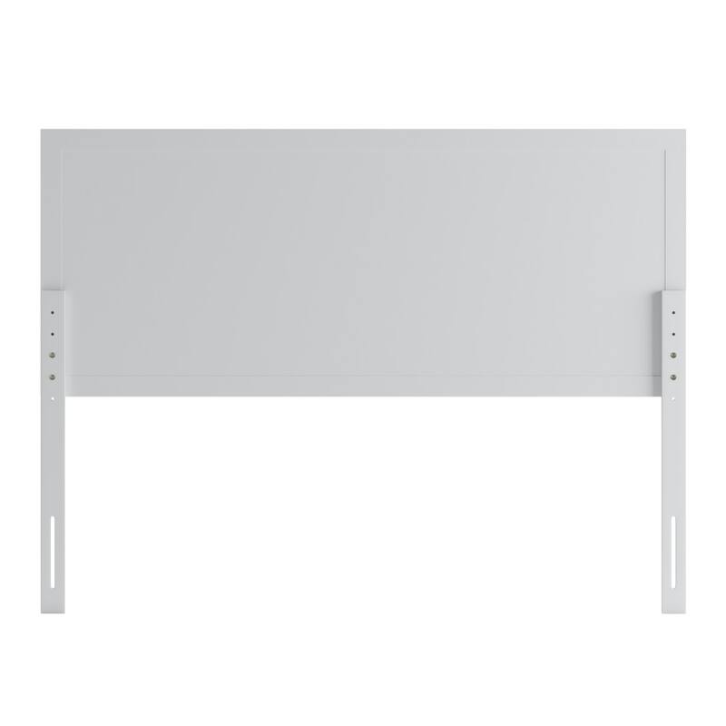 Contemporary Paneled Wooden Headboard Only