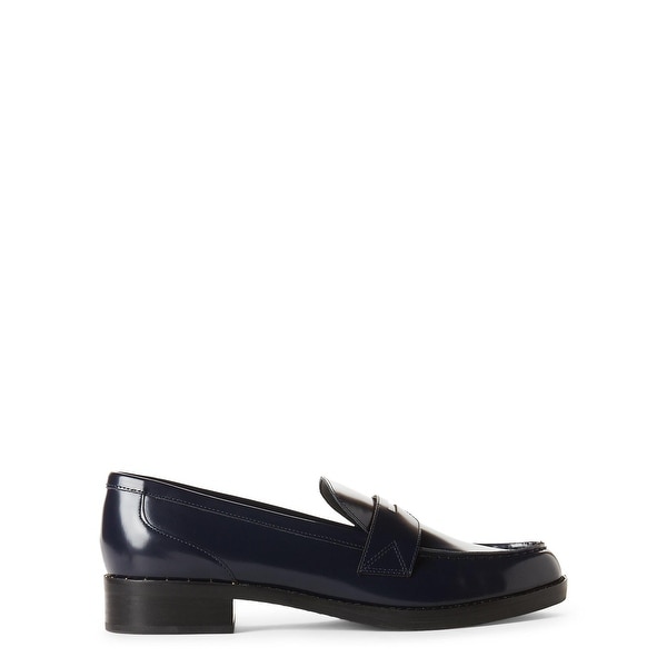 Marc Fisher Womens Vero Leather Closed Toe Loafers