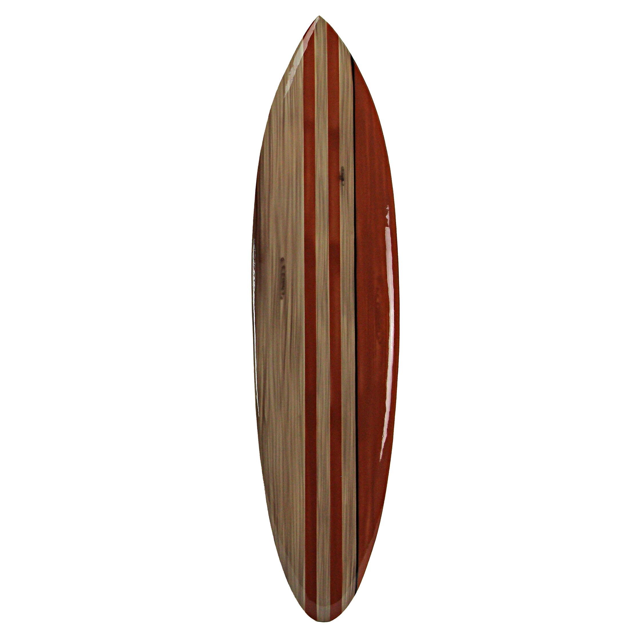 39 In Hand Carved Painted Wooden Surfboard Wall Hanging Decor Beach Bed  Bath  Beyond 37759464