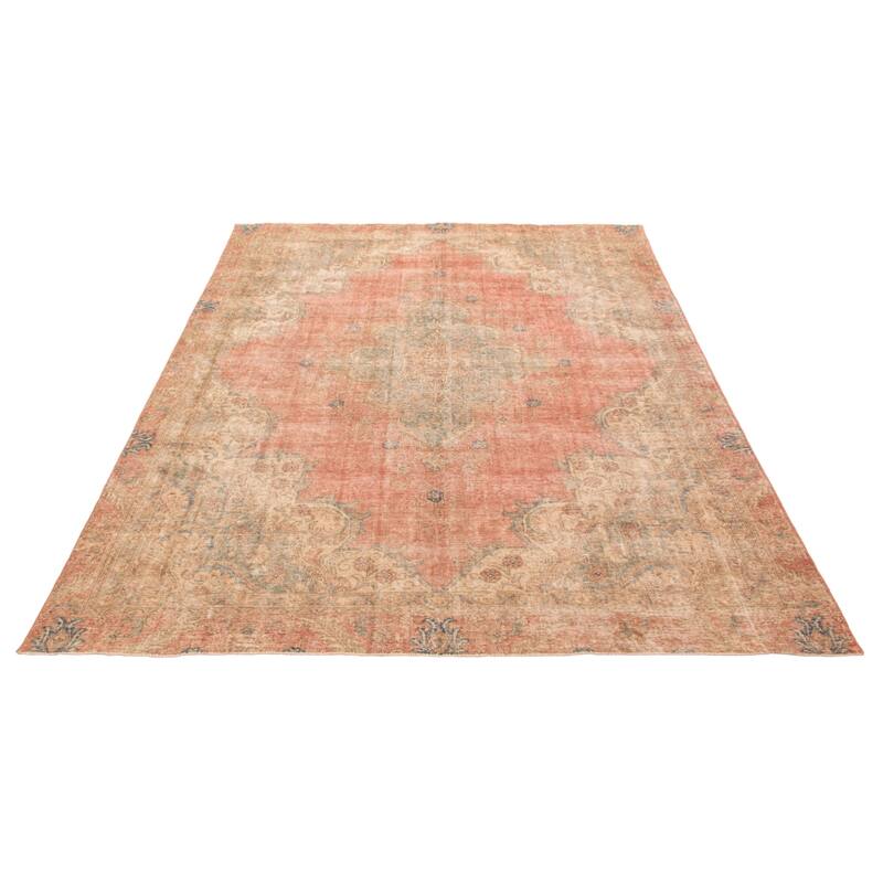ECARPETGALLERY Hand-knotted Antalya Vintage Dark Copper Wool Rug - 8'2 x 11'8