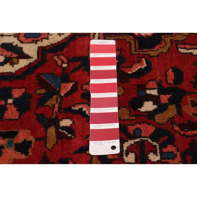 ECARPETGALLERY Hand-knotted Sarabi Red Wool Rug - 3'3 x 9'10