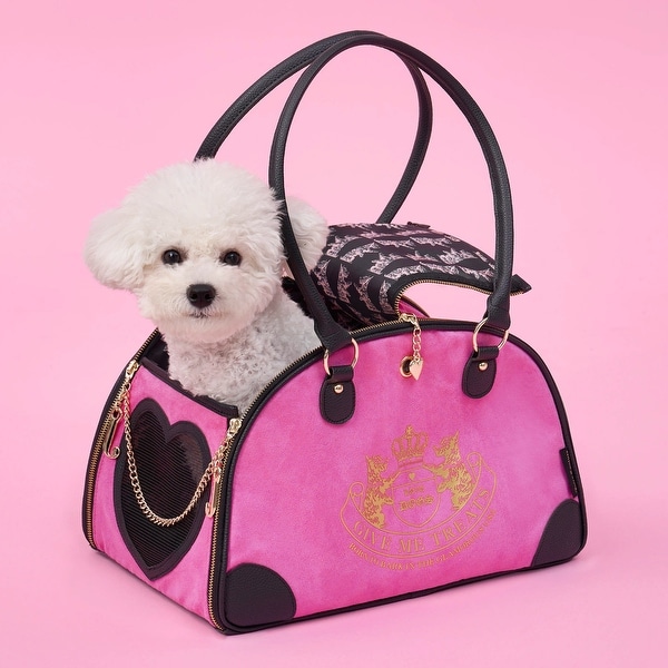 Juicy Couture Give Me Treats Pet Carrier - Stylish Travel