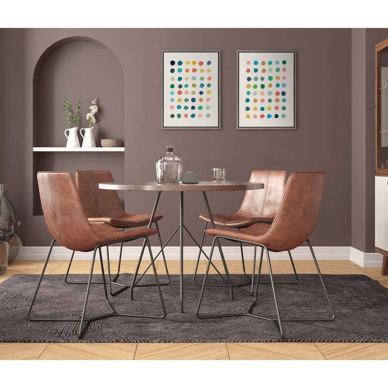 Kate and Laurel Sylvie Meditation 1 and 2 Framed Canvas by Kelly Knaga