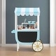 preview thumbnail 1 of 5, Teamson Kids My Little Helper Ice Cream Cart & Accessories Blue