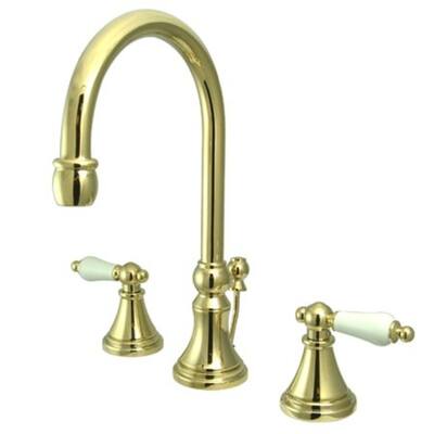 Elements Of Design Double Handle 8" to 16" Widespread Bathroom Faucet