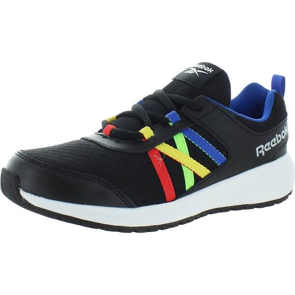 Reebok Boys Road Supreme Running Shoes Gym Exercise - Blue/Rad Red - Overstock - 33222473