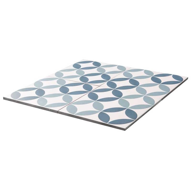 The Tile Life Twinkle 9x9 Blue Porcelain Floor & Wall Tile