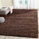 SAFAVIEH California Shag Izat 2-inch Thick Area Rug - 11' x 15' - Brown