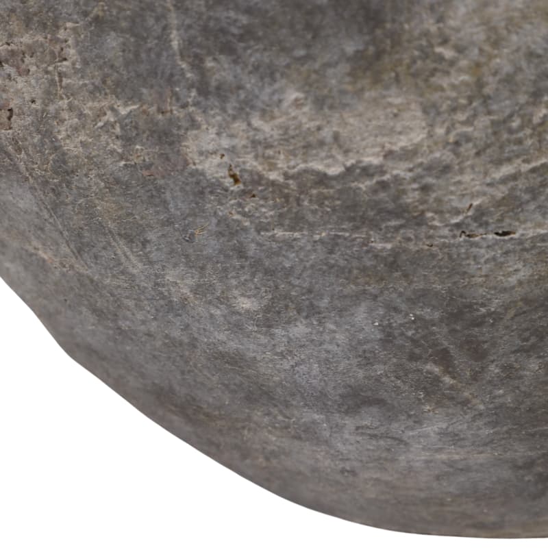 Pottery Terracotta Vase Urn Shaped Side Handle Curved Artisanal Design