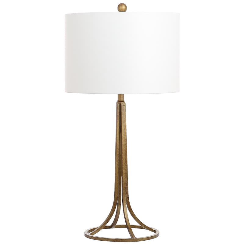 SAFAVIEH Lighting 30-inch McKenna Antique Bronze Table Lamp (Set of 2) - 15"W x 15"D x 30"H