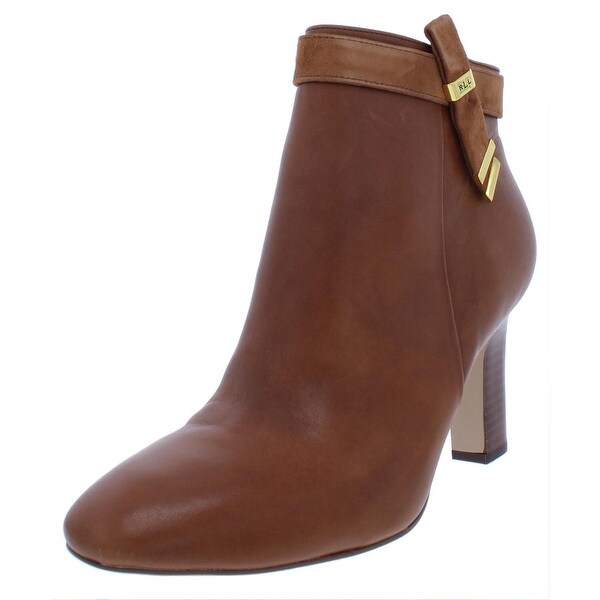 ralph lauren leather booties
