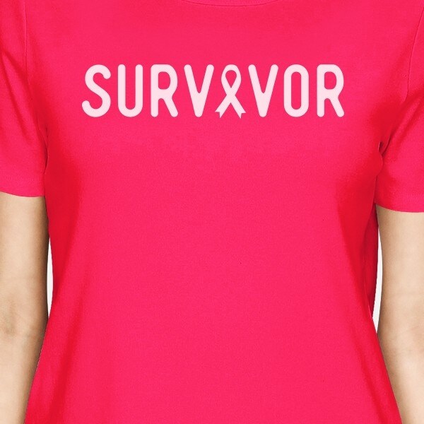 hot pink graphic tee womens