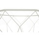 preview thumbnail 7 of 44, Malibu 29" Modern Octagon Center Coffee Table with Tempered Glass Table top & Sturdy Metal Geometric Base for Living Room Office