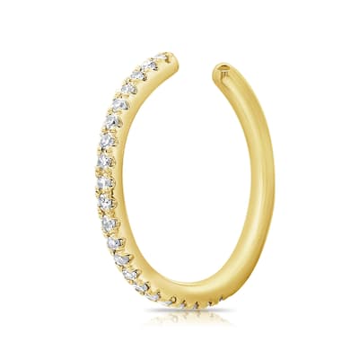 Joelle Collection Diamond Ear Cuff Earring 14K Gold - Half a Pair