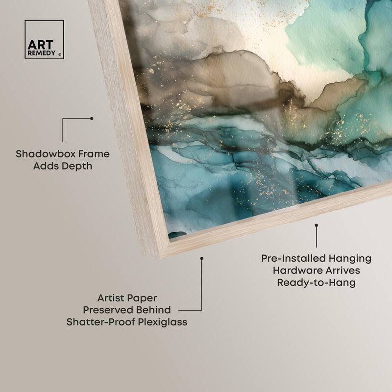 Veiled Inlet Shadowbox by Art Remedy