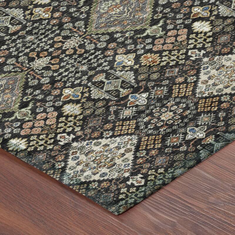 Machine Washable Indoor/ Outdoor Global Bidunga Chantille Rug