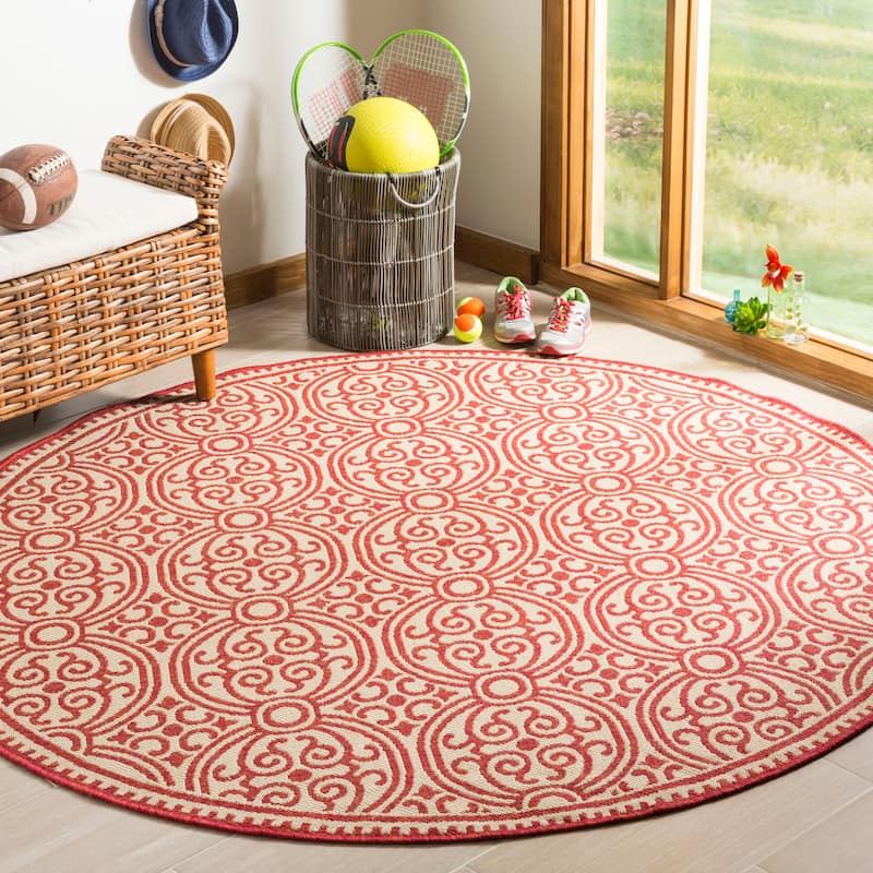 SAFAVIEH Linden Myriame Indoor/ Outdoor Waterproof Patio Backyard Rug