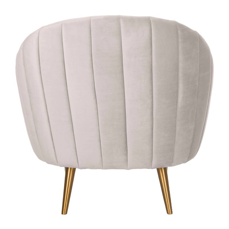 SAFAVIEH Couture Mariegret Channel Tufted Tub Chair - 32Wx30Dx32H
