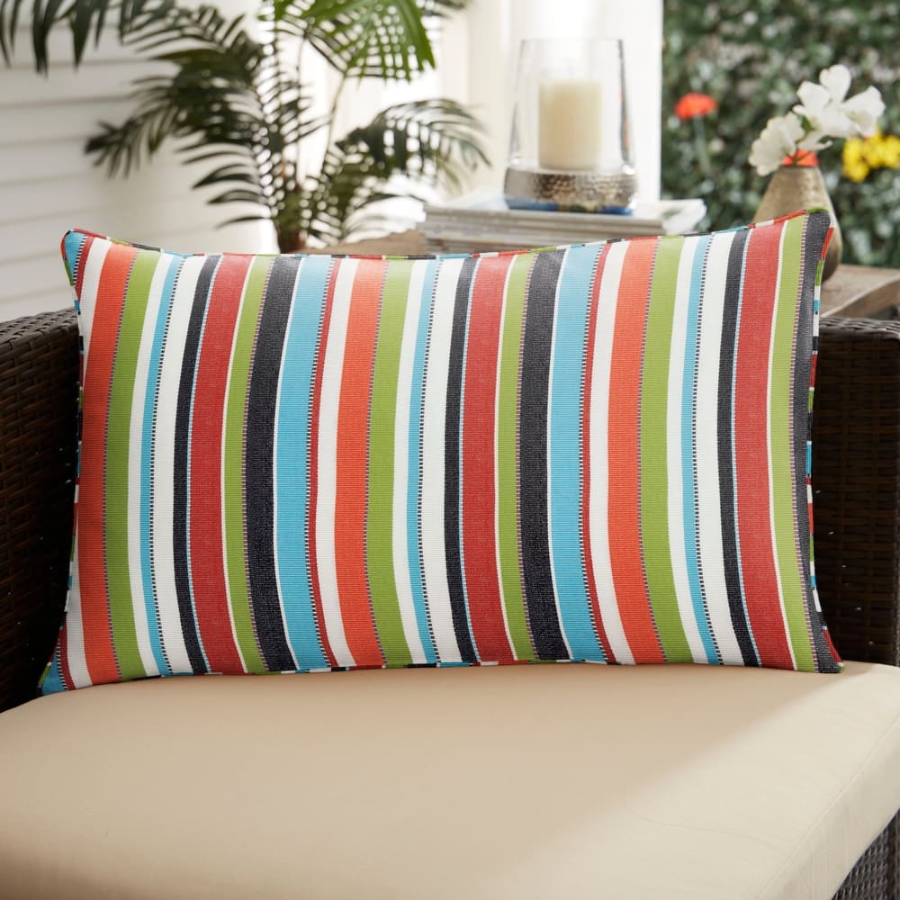 Sorra Home Sunbrella Outdoor Corded Pillow Single