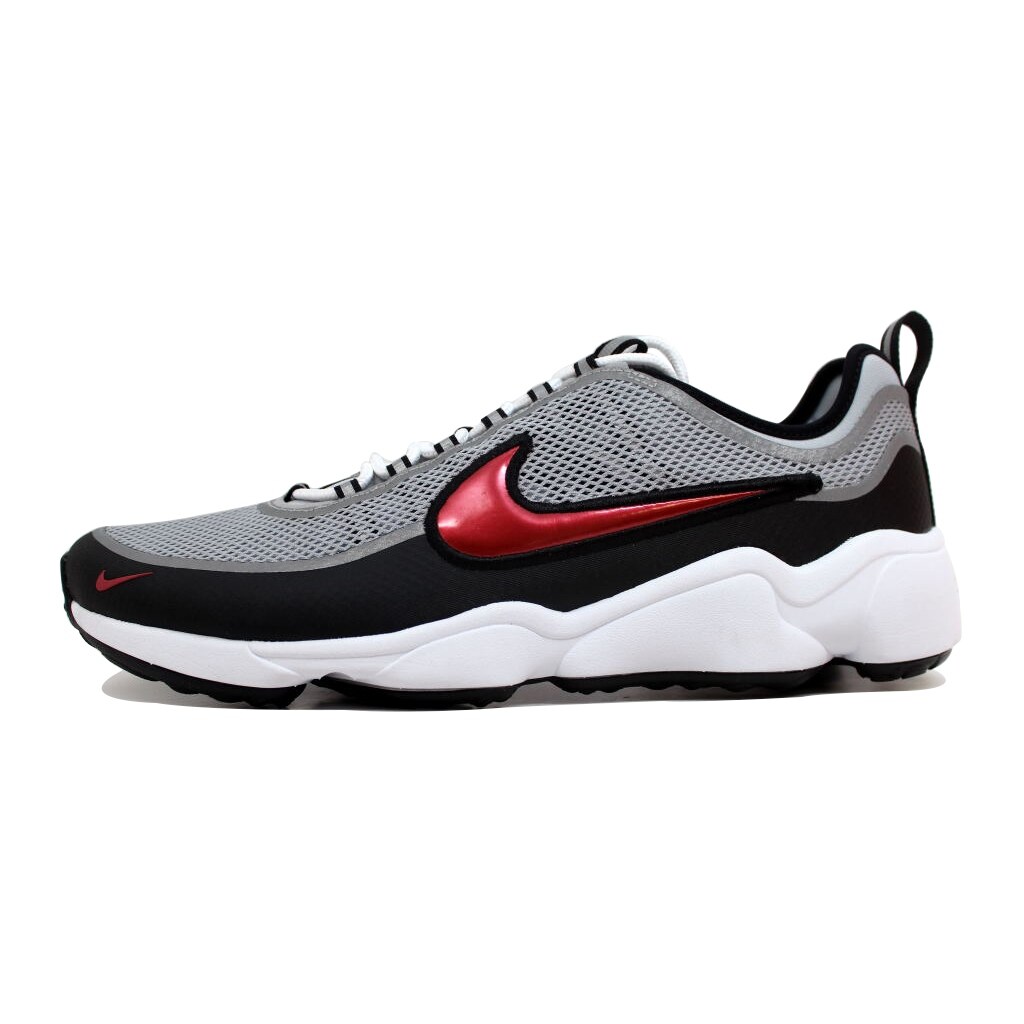 Shop Nike Men S Zoom Spiridon Metallic Silver Desert Red 876267