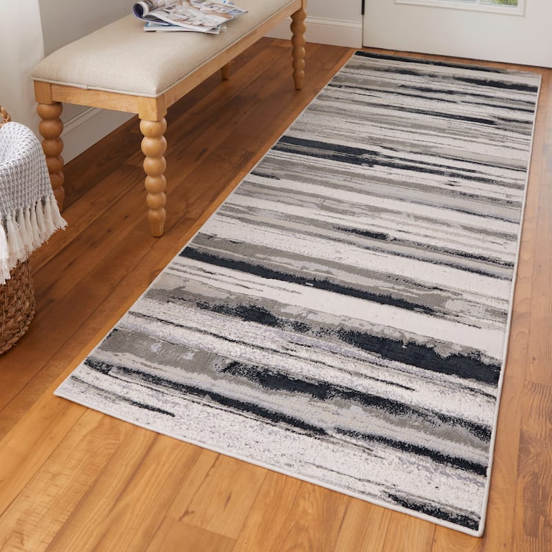 Orin R3049 Abstract Modern Area Rug