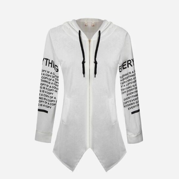 White sweatshirt for womens online clearance