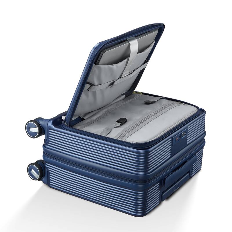 18" Carry On Luggage with Front Open Door &Laptop Interlayer