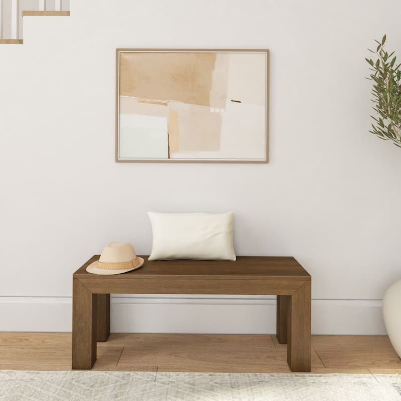Plank and Beam Modern Dining Bench for 60" Table - 49"