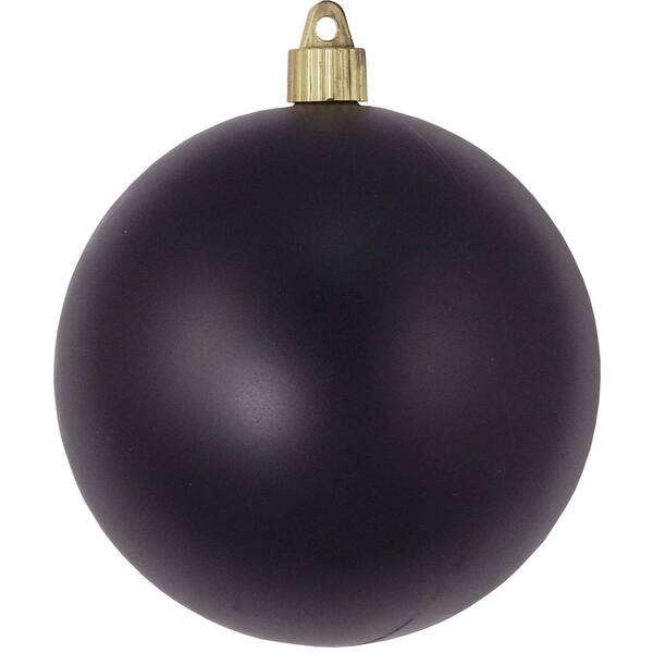 8 Black Matte Ball Ornament