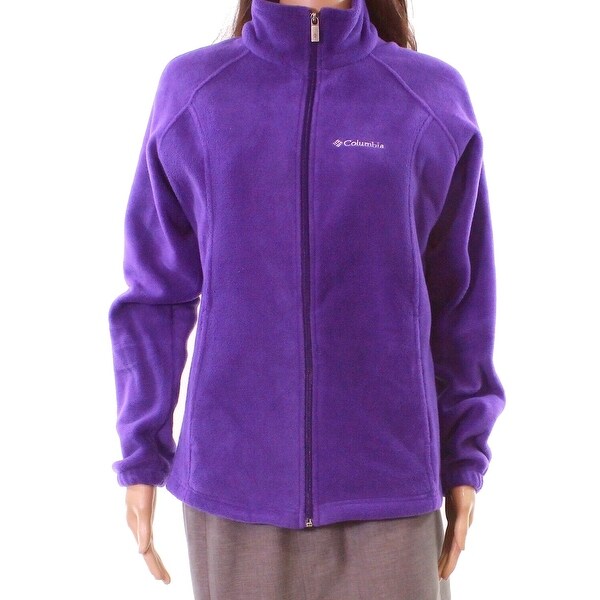 purple columbia fleece jacket