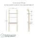 preview thumbnail 25 of 26, Nathan James Theo 2-Shelf Industrial Wall Mount Ladder Desk, Small Computer or Writing Desk