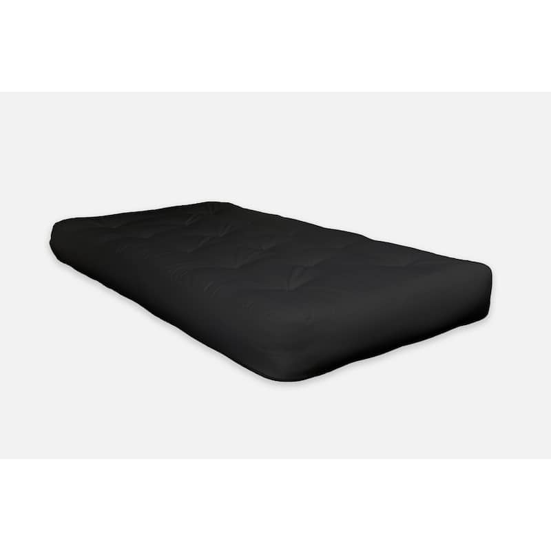 6" Black Single Foam Futon Full Mattress