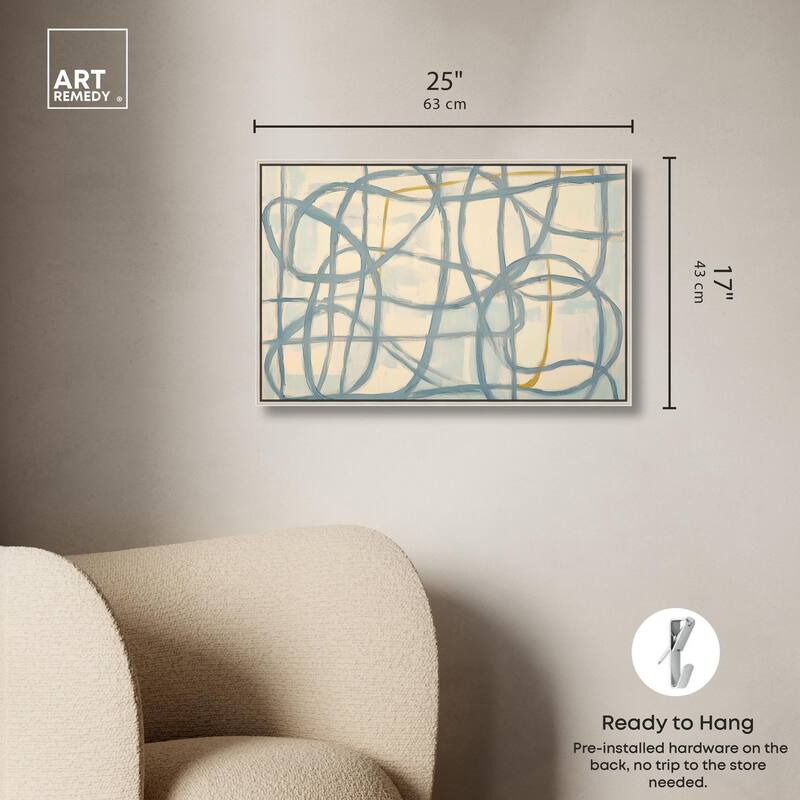 Unbroken Line II Canvas by Art Remedy