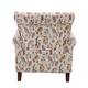 HULALA HOME Nailhead Trim Traditional Accent Armchair with Rolled Arms