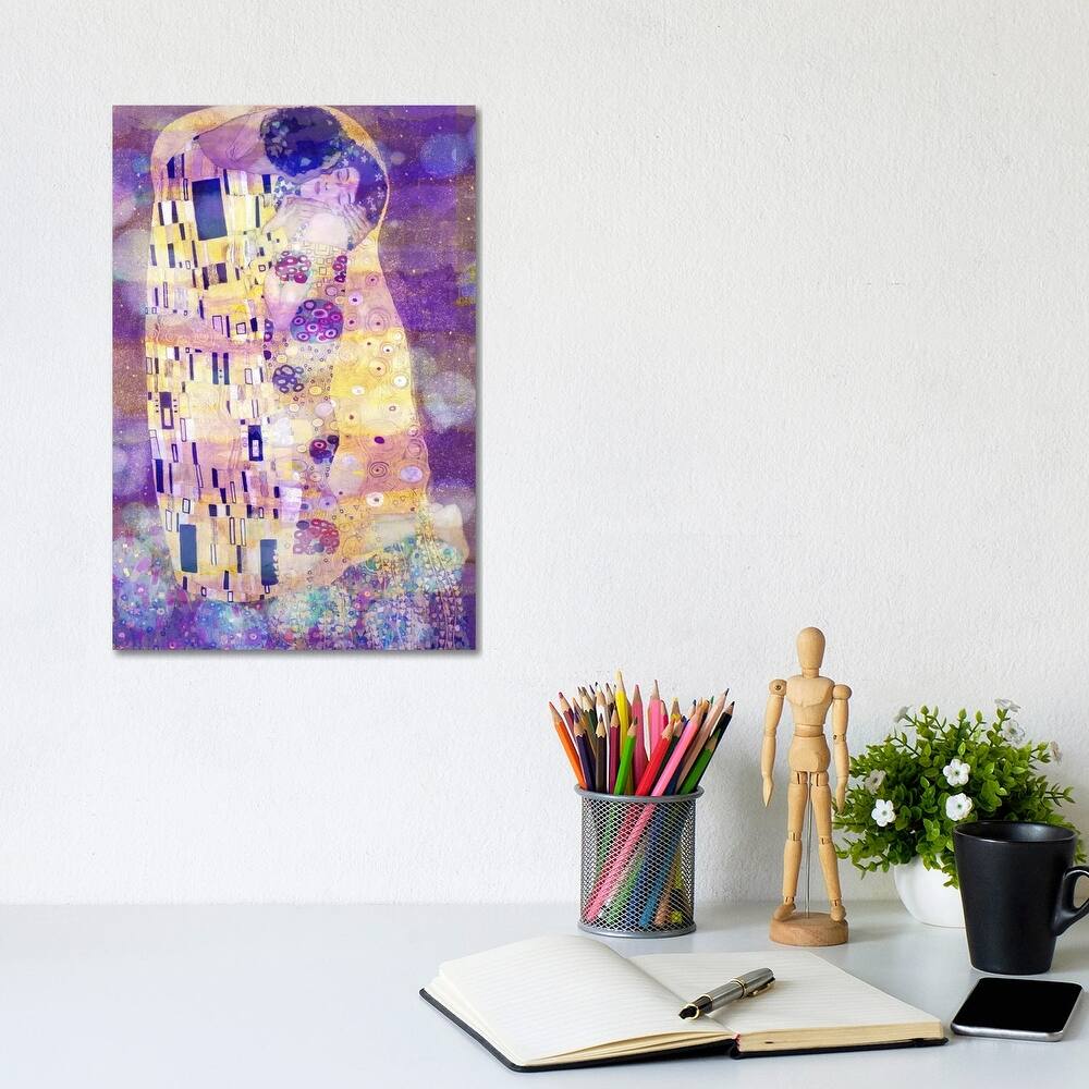 iCanvas "The Kiss II" by 5by5collective Canvas Print