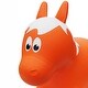 preview thumbnail 3 of 3, Toddler Boys and Girls Farm Hopper Bounce Toy, Orange Horse